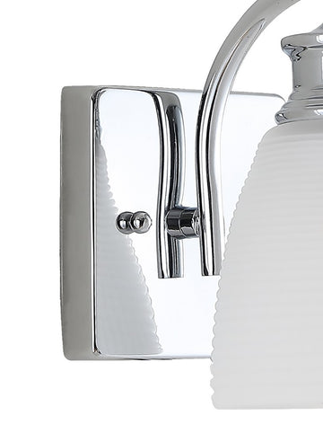Beverly Metal/Glass Contemporary Modern LED Vanity Light - JONATHAN Y